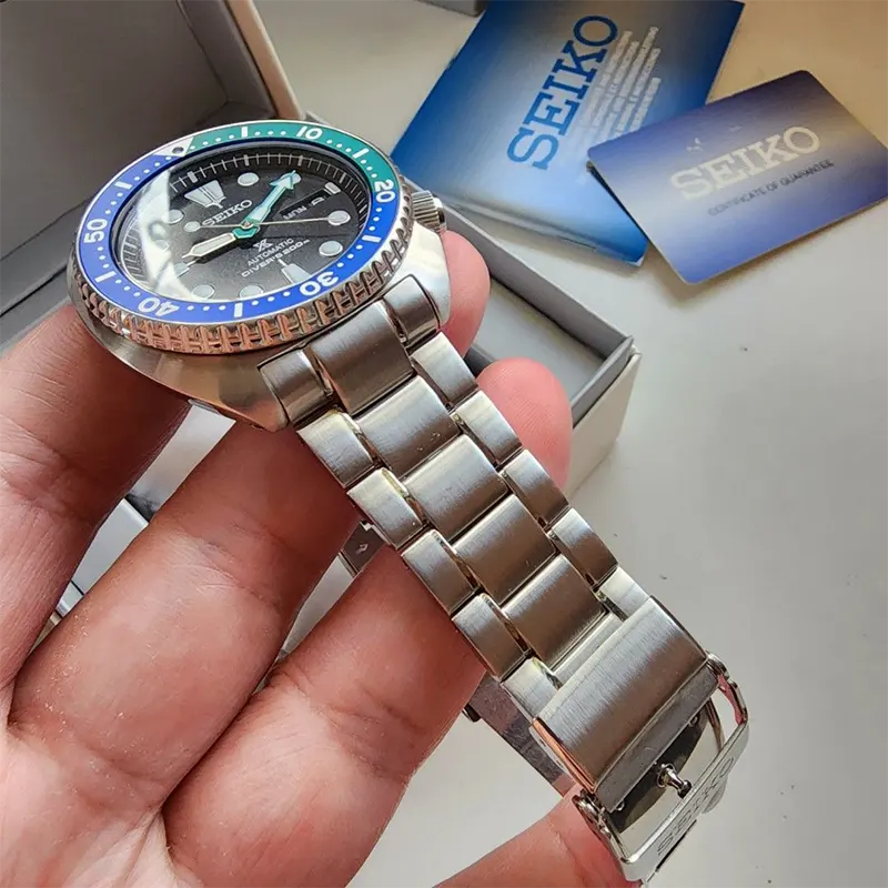 Seiko Men's  Prospex Turtle Special Edition 'Tropical Lagoon' Watch | SRPJ35